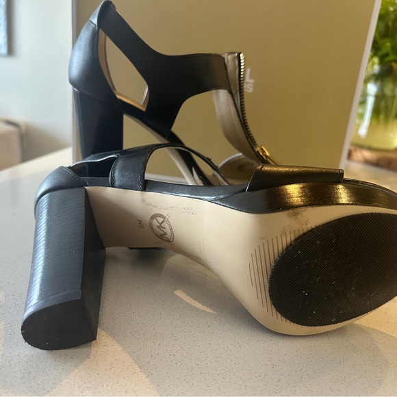 Michael Kors Black Heeled Sandals - Picture 2 of 5